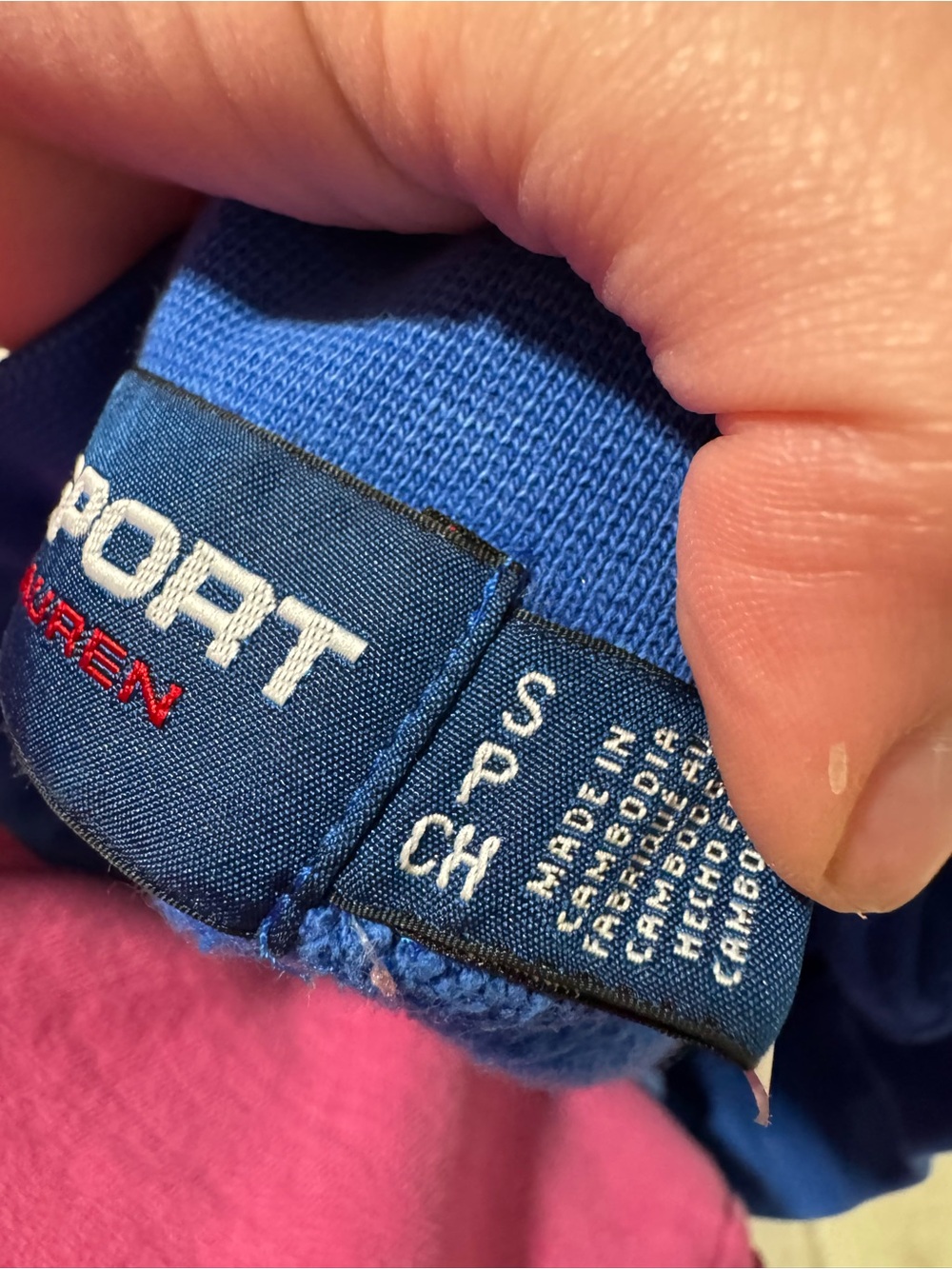 Ralph Lauren Polo Sport Royal Blue Logo Sweat Shorts - Picture 4 of 5